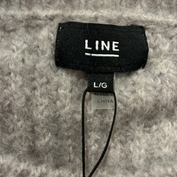 LINE THE LABEL Imogene Rib Crewneck Sweater L - Picture 5 of 9